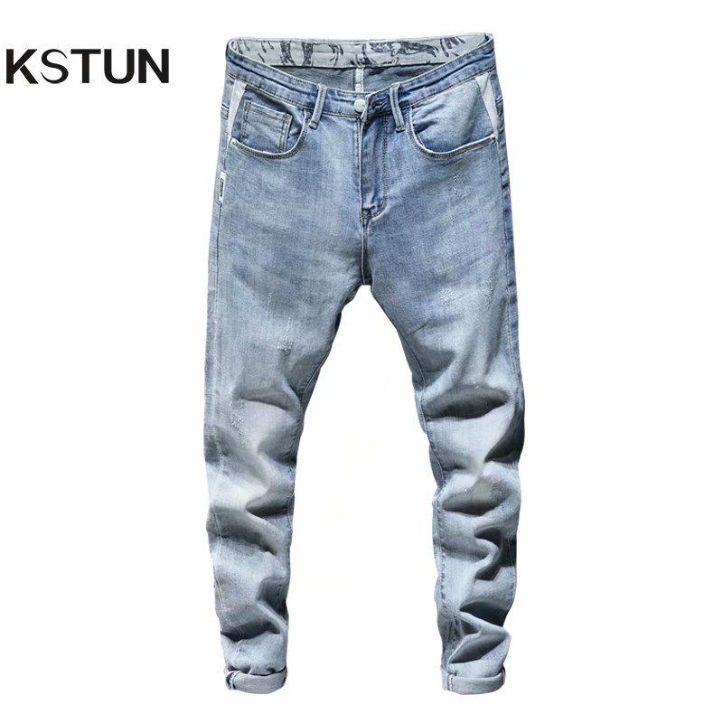 Sky blue skinny jeans mens Clearance