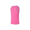 Li Ning Professional Basketball Series Logo Print Striped Round Neck Basketball Vest And Shorts Set Men Sportswear Dujian-Pink AATS003-13