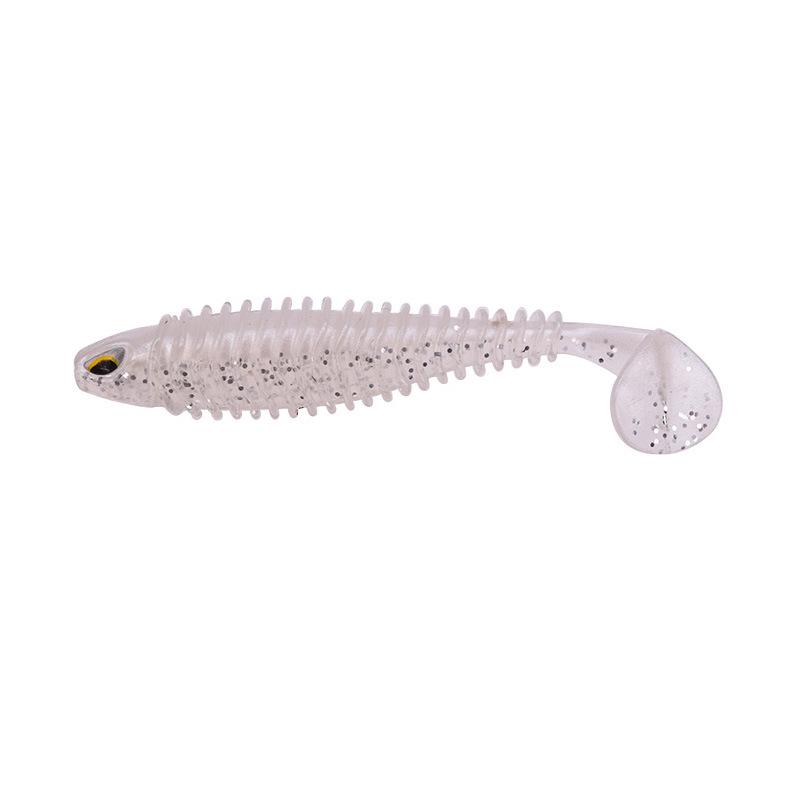 Large T-Tail Soft Bait with 3D Eyes for Freshwater and Sea Fishing - Bionic Fish Lure for Mandarin Fish and Bass
