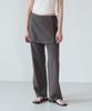 COVERNAT WOMAN Skirt Layered Pants Light Brown