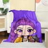 K-POP Anime Dívčí Skupina Čtyři Roční Období Měkká Teplá Přikrývka Celoroční Silně Pletená Polyesterová Přehoz na Postel, Kempování, Cestování Perfektní Dárek