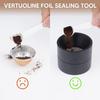 Reusable Vertuo Capsule Supplement Kit for Vertuo Line Capsules with 100 aluminum foil seals For reusable Vertuo Pod