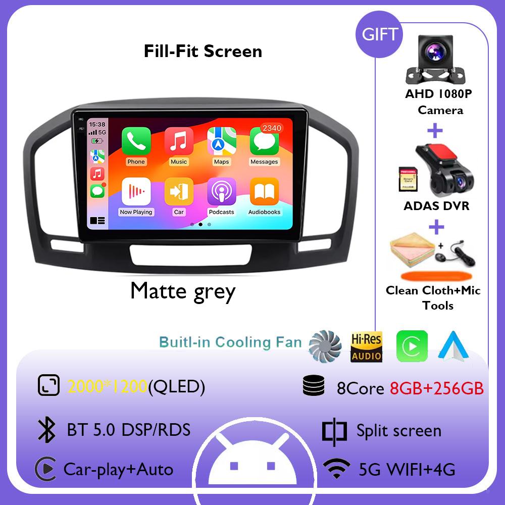 9Inch Car Radio For Buick Regal Opel Insignia 2009 - 2013 Stereo Multimedia Video Player Wireless CarPlay Android Auto 4G+WiFi