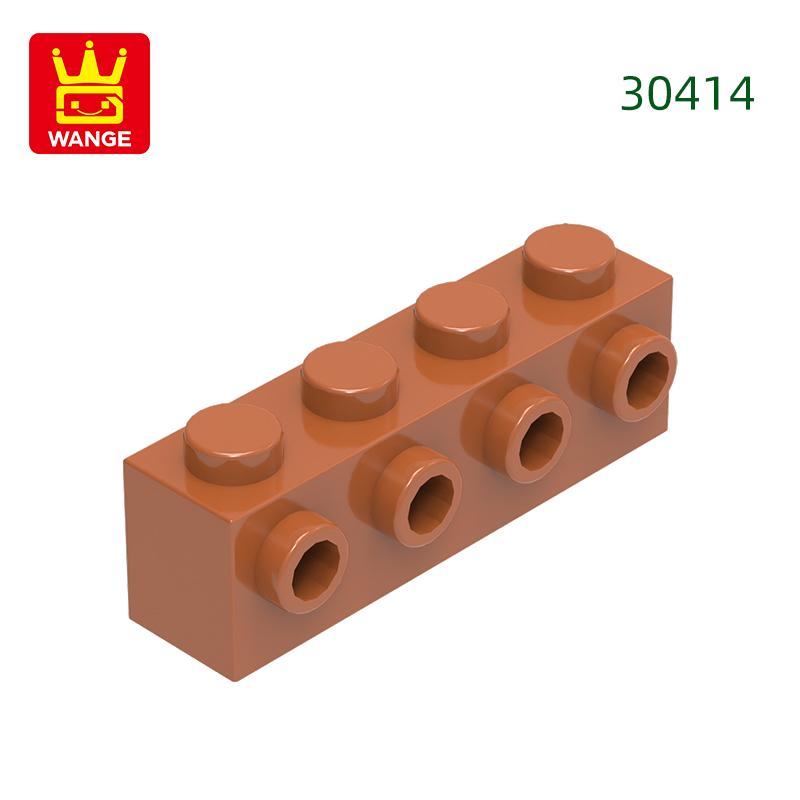 Non-Toxic 63Pcs/Lot 30414 Modified 1X4 With Studson Side Block Moc Color Accessories Compatible With Brick Diy Children Toy Assembly