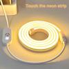 1M/2M/3M/5M Flexible LED Neon Strip Light, USB Touch Control, Corner Lamp for Home Decor,Halloween,Christmas,Party Lighting