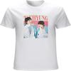 Kim Taehyung 90'S Retro Men's T-Shirt White Unisex Mens Tees