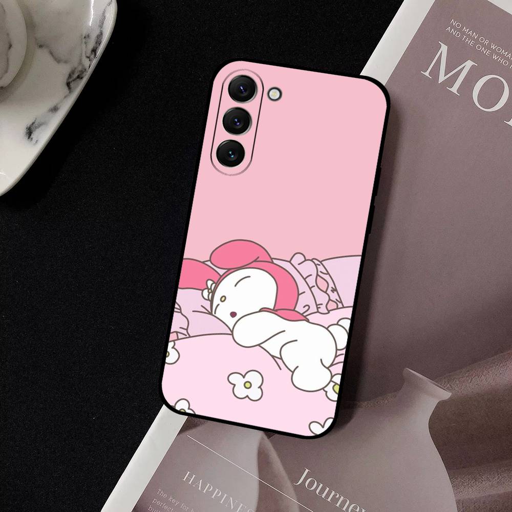 Cute Cartoon M-Melody Phone Case For Samsung Galaxy S21 S22 S23 S24ULTRA S25ULTRA FE Ultra Plus5G A52S S26 Soft Cover