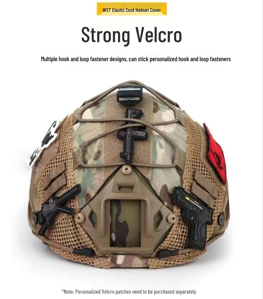 FAST Elastic Camouflage Helmet Cover - Tactical Accessory