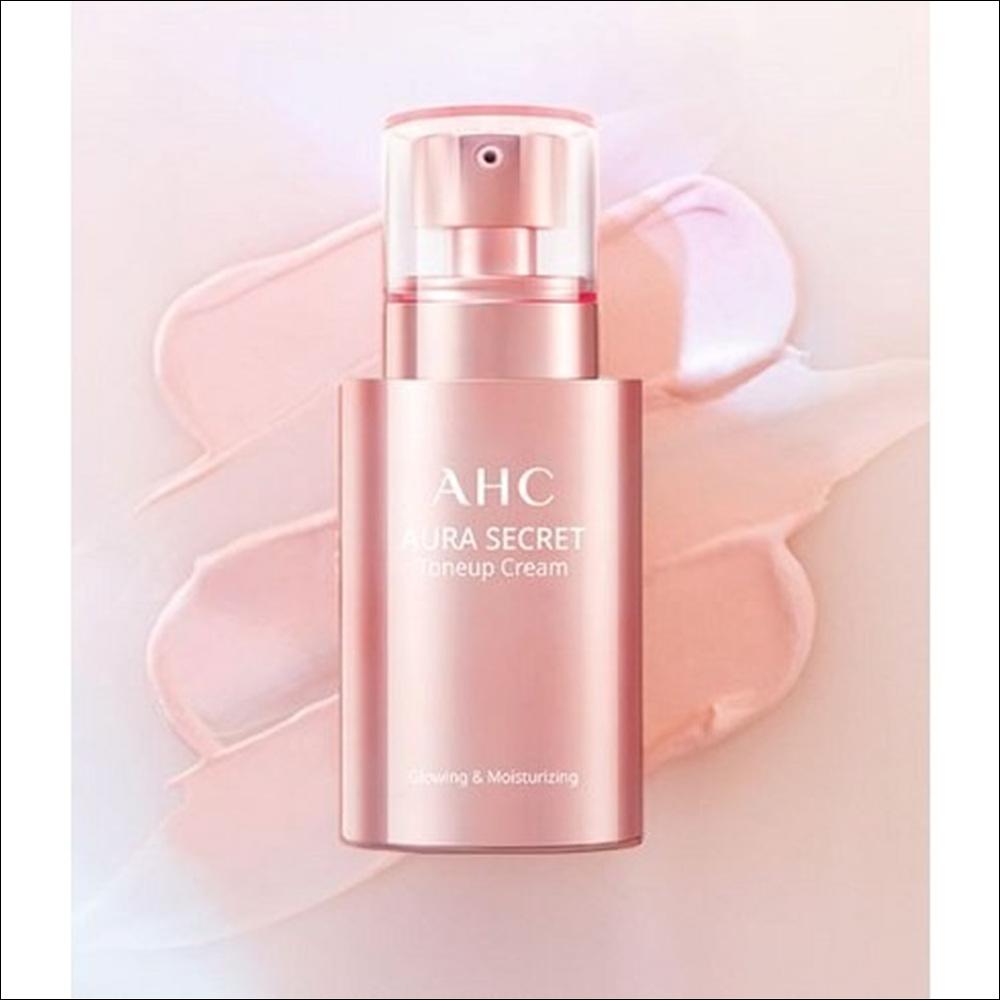 AHC Aura Secret Tone Up Cream SPF30 PA++ - Pink Reed Glow & Instant Radiance, 50ml | Olive's K-beauty