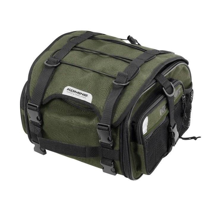 KOMINE SA-240 Touring Seat Bag Olive Free 17-26L