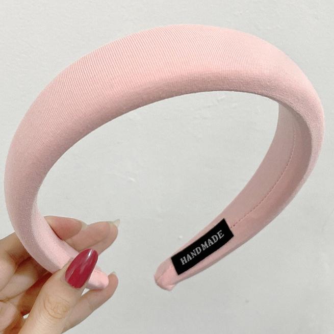 Thicken Solid Wide Hair Band Hoop for Women Vintage Soft Elastic Headband Girls Bezel Hairband Headwear Fashion Hair Accessories