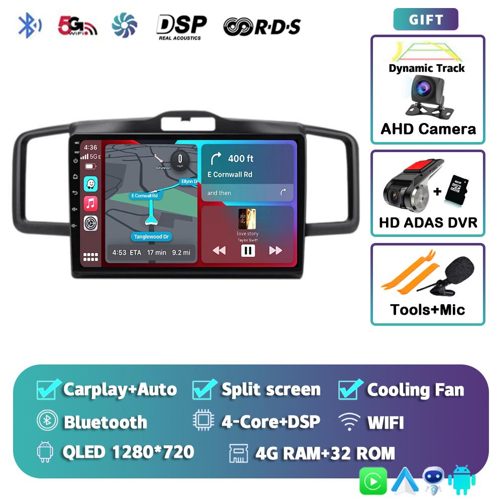 Android 14 CarPlay Auto Car Radio For Honda Freed 1 Spike 2008-2016 Multimedia Video Player 2din Navigation Stereo Head Unit DSP