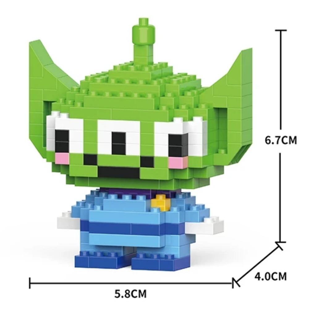 Disney Anime Princess Building Blocks Stitch Mickey Mouse mini Action toy Figures Blocks Toys Bricks Assemble Toys Kids Gifts
