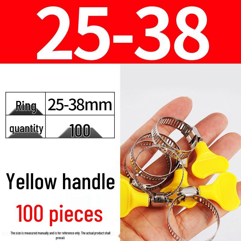 Nerezová hadicová spona, ručně utahovací páska pro vodní a vzduchové potrubí