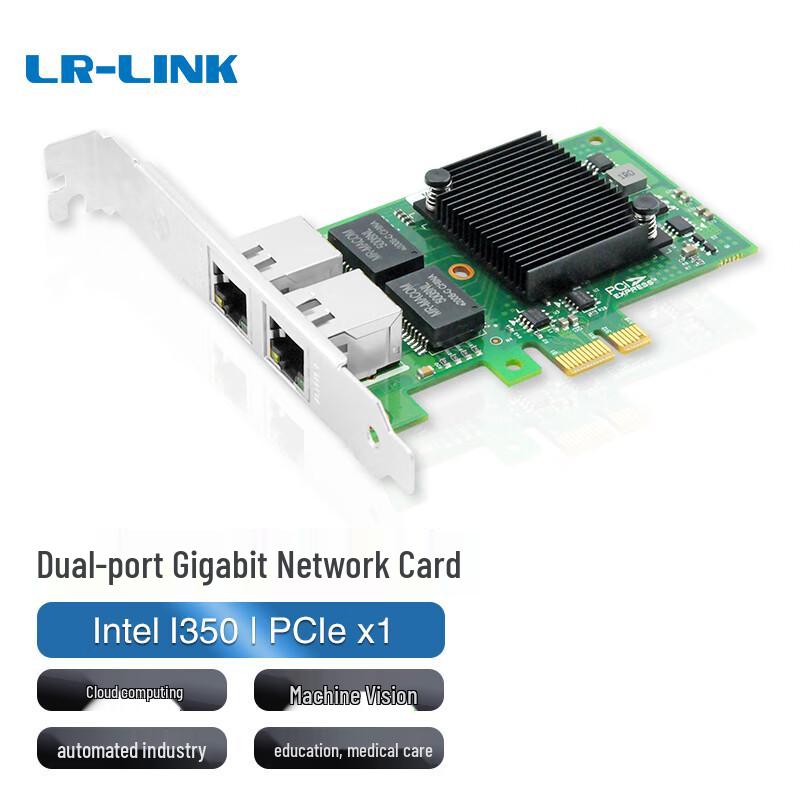 

LR-LINK I350 Series Gigabit PCIe Server Network Card (CN version)