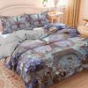 3Pcs Parisian Eiffel Tower Butterfly Floral Bedding Duvet Cover Set Elegant Butterfly Eiffel Tower Bedding Quilt Set Luxury