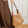 Cross-Border Women's Vegetable-Tanned Lazy Style Single Shoulder Underarm Bag