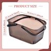 Shower Basket Bathroom Organizer Portable with Drainage Holes Tote Storage for Camp