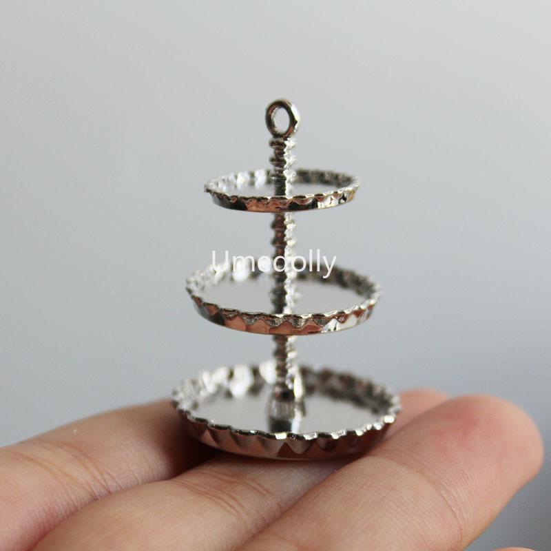 

1/12 масштаб милый мини макарон миниатюрный кукольный домик торт штатив ролевые игры имитация еды для кукольной кухни игрушечные аксессуары серебряный