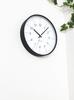 KATOMOKU Plywood Clock 18 Black Wall Clock with Continuous Second km-110BK Hand, 304mm (Radio-controlled)