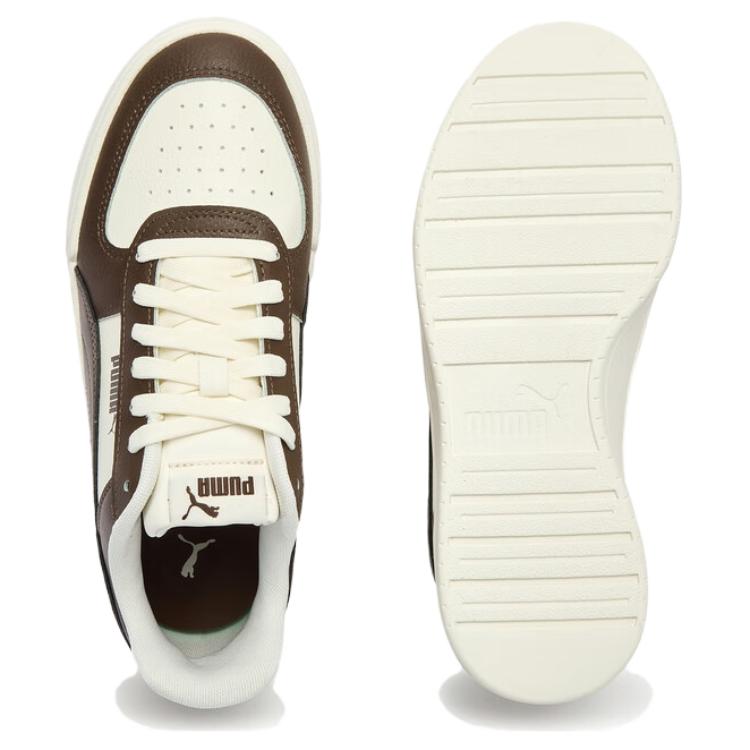 Puma Caven Mix Bequeme Weiche Atmungsaktive Low-Top Sneakers Unisex Sneakers Weiß 399398-18