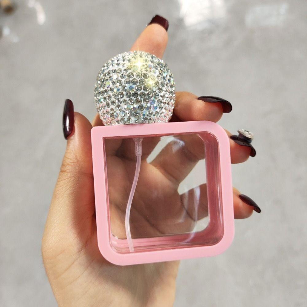 Creative Rhinestone Perfume Bottle Empty Rhinestone Oil Diffuser Bottle Handicraft
