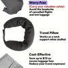 1pc Travel Neck Pillow with Clothes, 3-in-1 Neck Travel Pillow, Avoid Additional Baggage Charges, Travel Necessities
