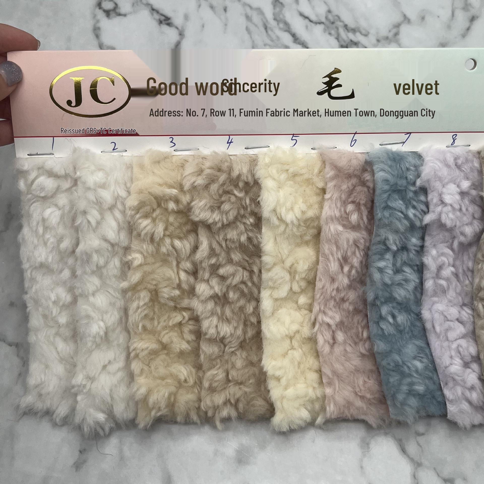 

Brushed Flower Velvet Plush Cashmere Wool: Clothing & Footwear Materials Bulk Price - Do Not Select for Sample Cuts