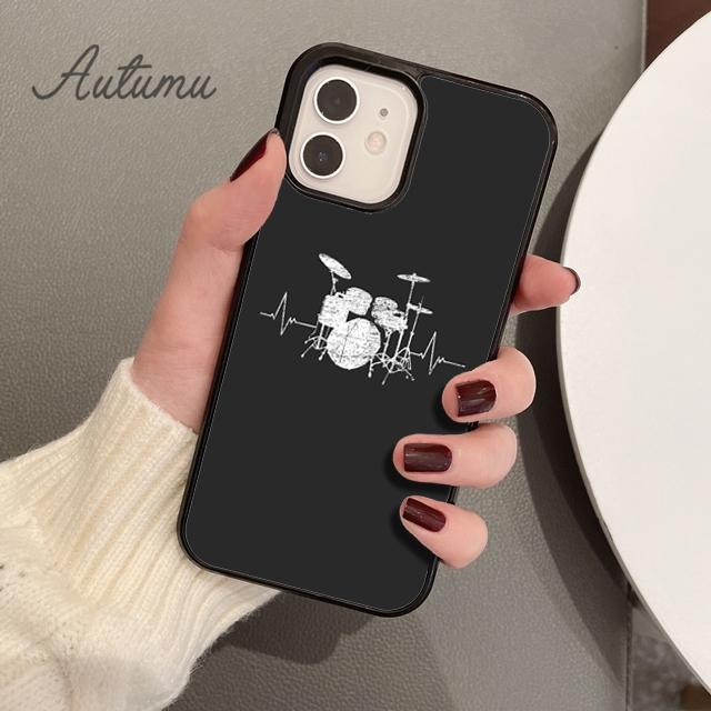 

Drum Drumming Drummer Phone Case for iPhone 11 12 13 14 Pro Max mini X XR XS SE 2020 5 6S 7 8 Plus Samsung Galaxy S21 S22 Cover Samsung S22ultra