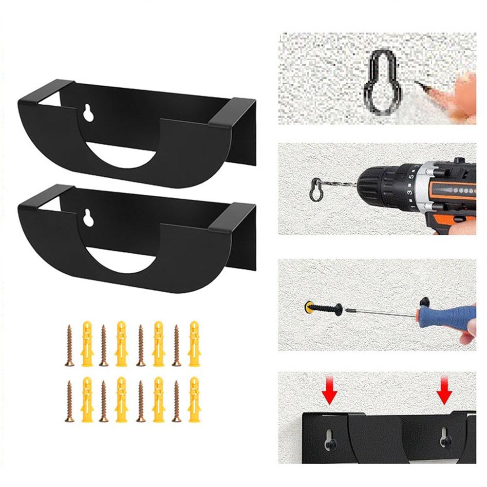2pcs Lightweight Wall Mount Bracket Multifunctional Angle Grinder Stand Angle Grinder Holder Home