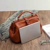 Johnature Retro natürliche weiche Rindsleder Frauen Tasche handgemachte große Kapazität Handtasche lässige Umhängetaschen