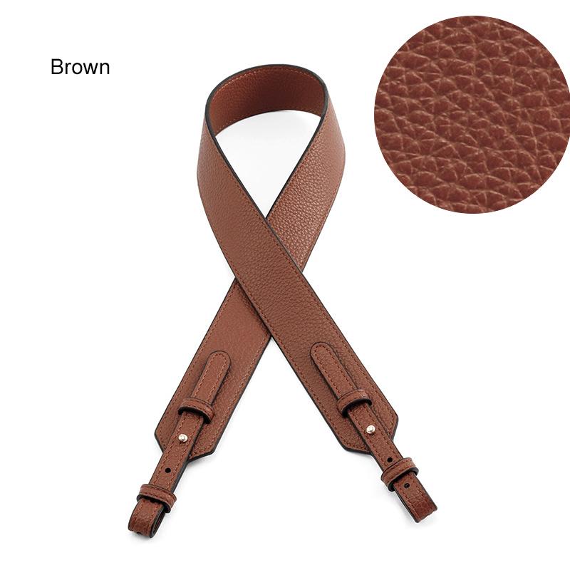 Leather Bag Strap Adjustable Crossbody Replacement Straps Litchi Pattern Handbag Purse Handle for Women DIY Bags Accessories