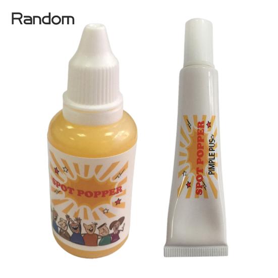 Nose Acne Popping Toy with 30ML Refill Solution Stress Relief Nose Pimple Squeeze