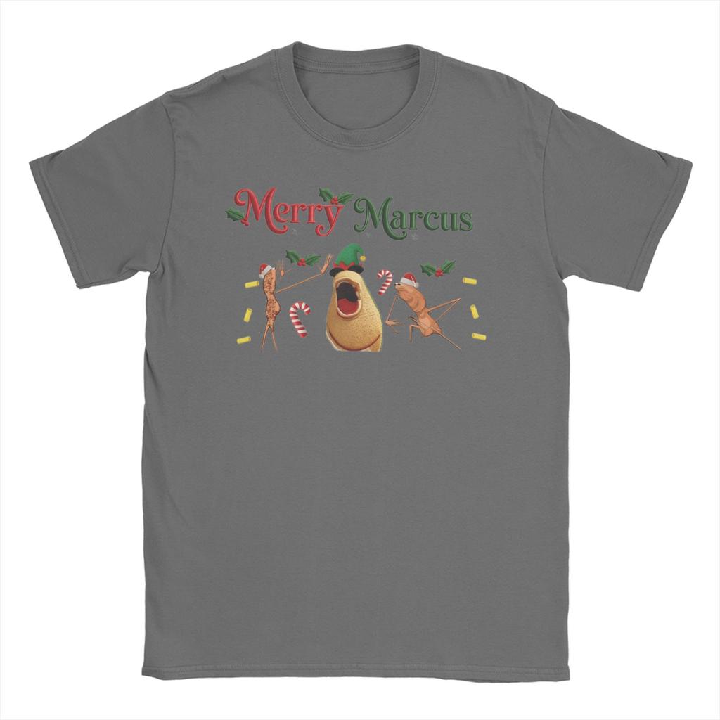 Funny Marcus The Worm for Men Women T Shirt Merry Christmas Funny Tee Shirt Short Sleeve O Neck TShirt Cotton Gift Clothing