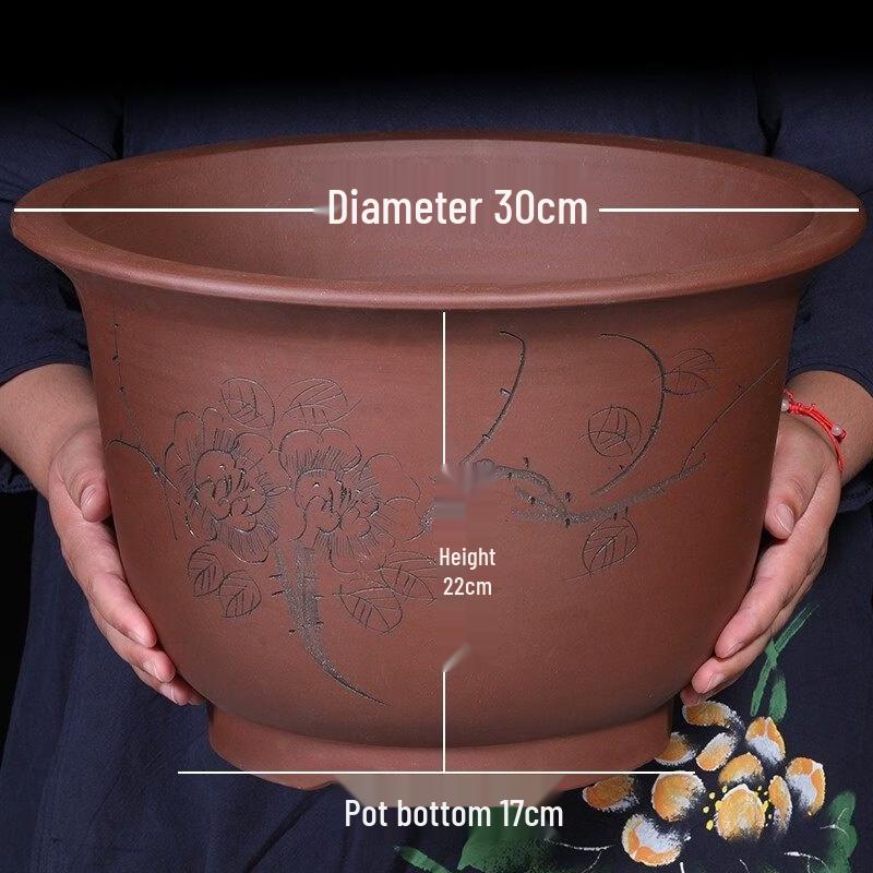 Golden Bell Ceramic Planter