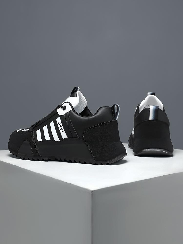 

1 пара повседневной обуви Street Trbottomyy с хорошей подошвой, нескользящей, износостойкой и поддерживающей подошвой, подходит для улицы 45 чёрный