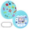 Silicone Protective Case with Carabiner Protective Cover Protective Sleeve for Tamagotchi Pix Interactive Virtual Pet Machine