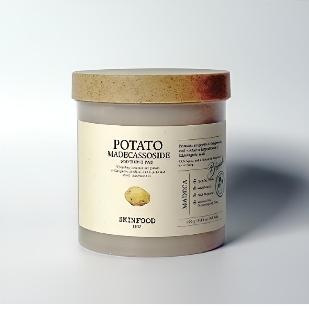 [SKINFOOD] Potato Pad Madecassoside Soothing Pads 60 Sheets