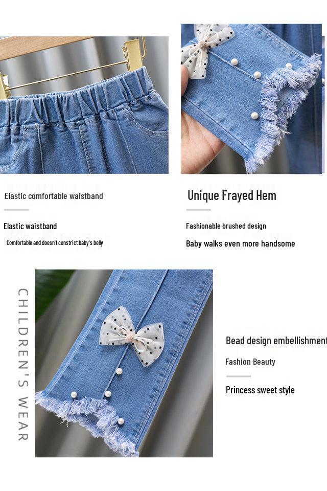 2026 Mädchen Kinderjeans - Modehosen für Kinder