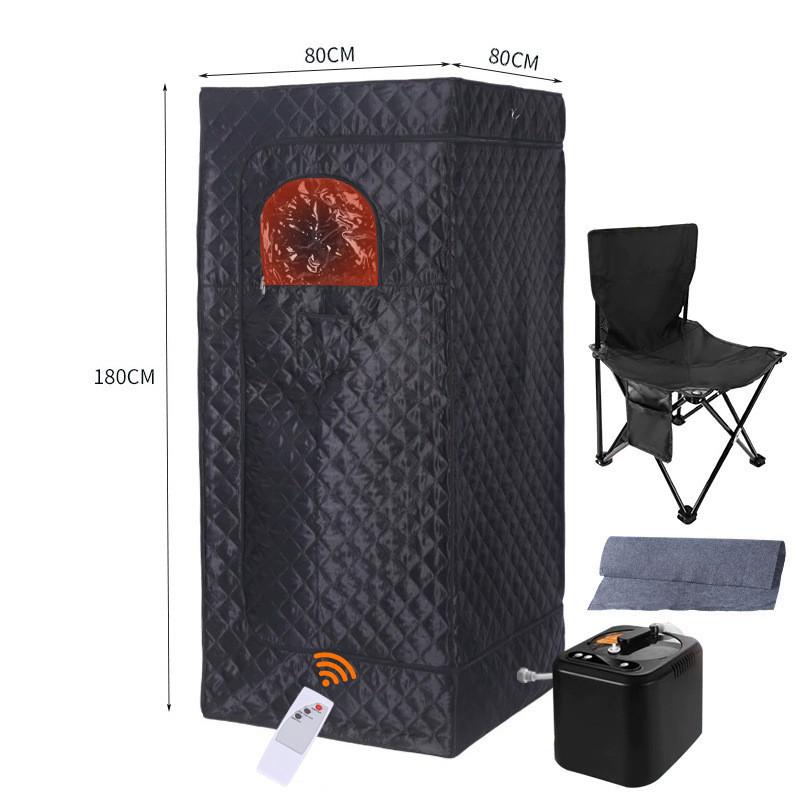 Portable Steam Sauna Kit Household Whole Body Sauna Box Promote Blood Circulation Sweat Steam Room