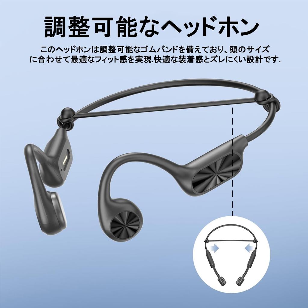 Bone Conduction Swimming Sports Wireless Bluetooth MP3 IPX8 Waterproof for Running Headphones, Headphones, Open-Ear Earbuds, 5.4, Built-in Player,