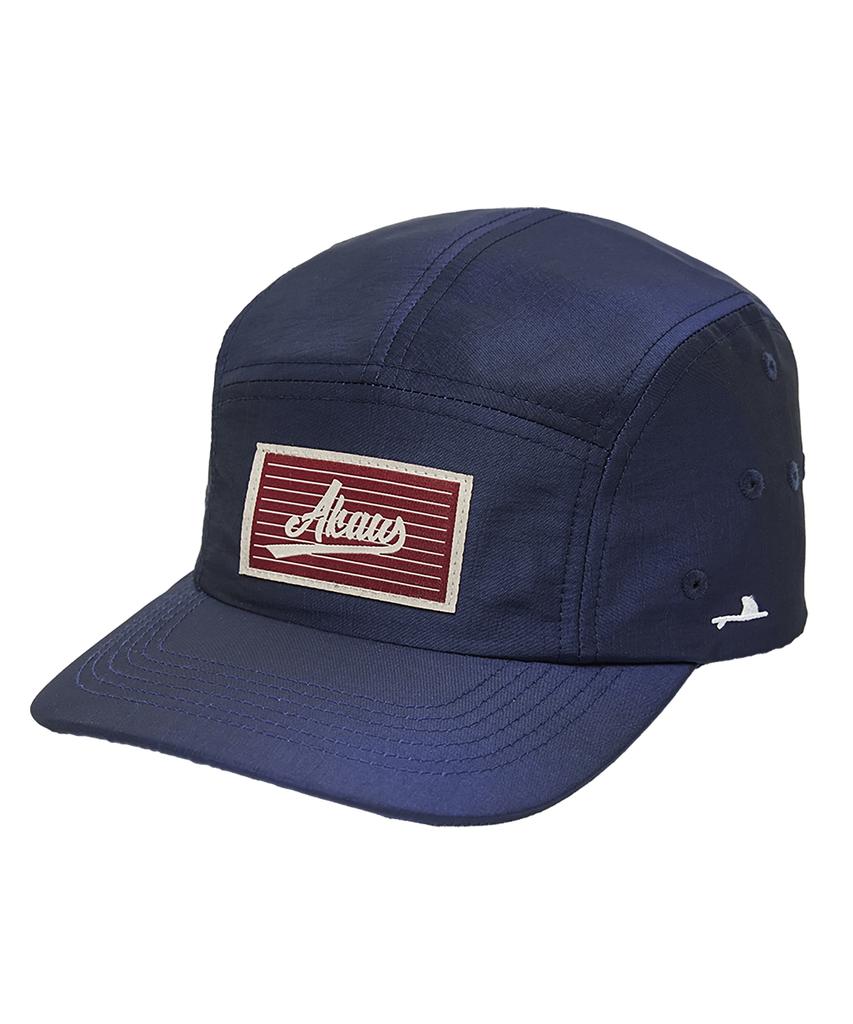 Akau Oversized Metallic Camp Cap (Indigo Blue)