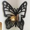 Butterfly Decor Storage Rack Wall Decor Wooden Display Shelf Butterfly Hanging Wall Organizer