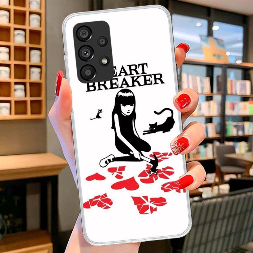 Comics Emily The Strange Phone Case For Samsung Galaxy A17 A37 A57 A16 A26 A36 A56 A15 A25 A35 A55 A14 A24 A34 A54 A13 A23 A33 A