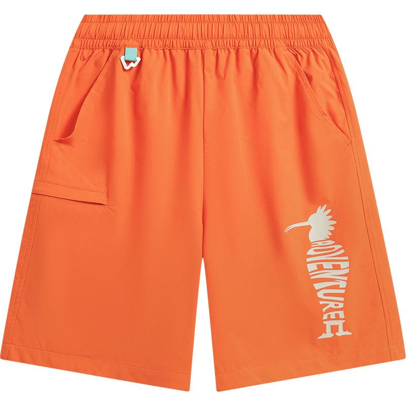 LI-NING Boys  Outdoor Quick-Dry Loose Fit Sports Shorts 160