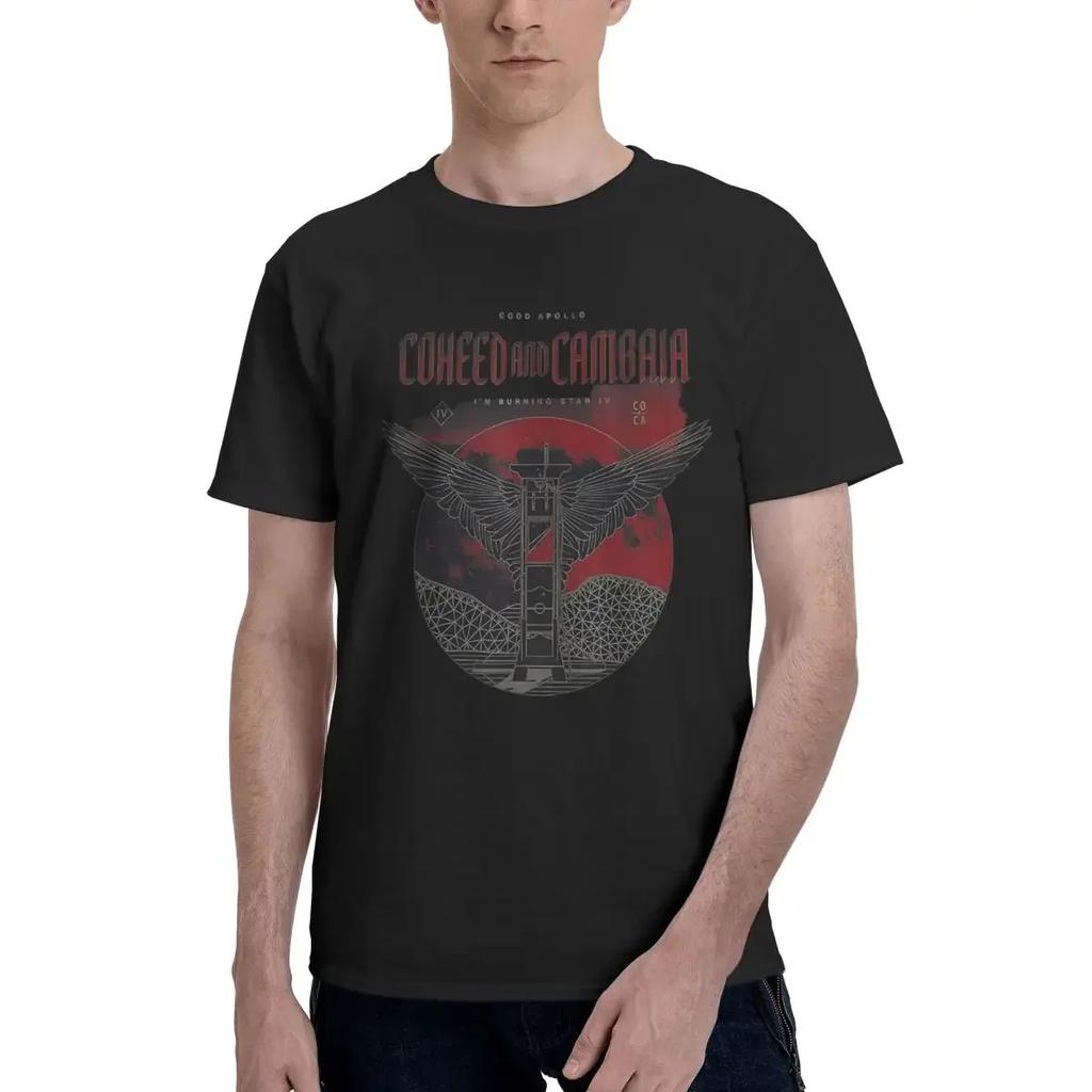 Coheed And Cambria Death Moon 1 100% Cotton Casual Breathable Confortable Summer Funny T-Shirt For Men Clothes Men