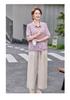 Women's 100% Linen Embroidered Blouse, Stylish & Elegant, Three-Quarter Sleeves, Loose Fit, Slimming, Summer Lightweight.
