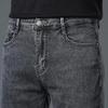 Men's Jeanswes Winter Fleece-Lined Straight-Leg Denim Jeans