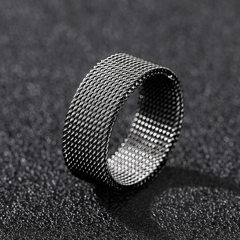 Huitan Metal Couple Ring for Women/Men There Different Colors Simple Finger Jewelry Versatile Party Daily Fashion Accessories