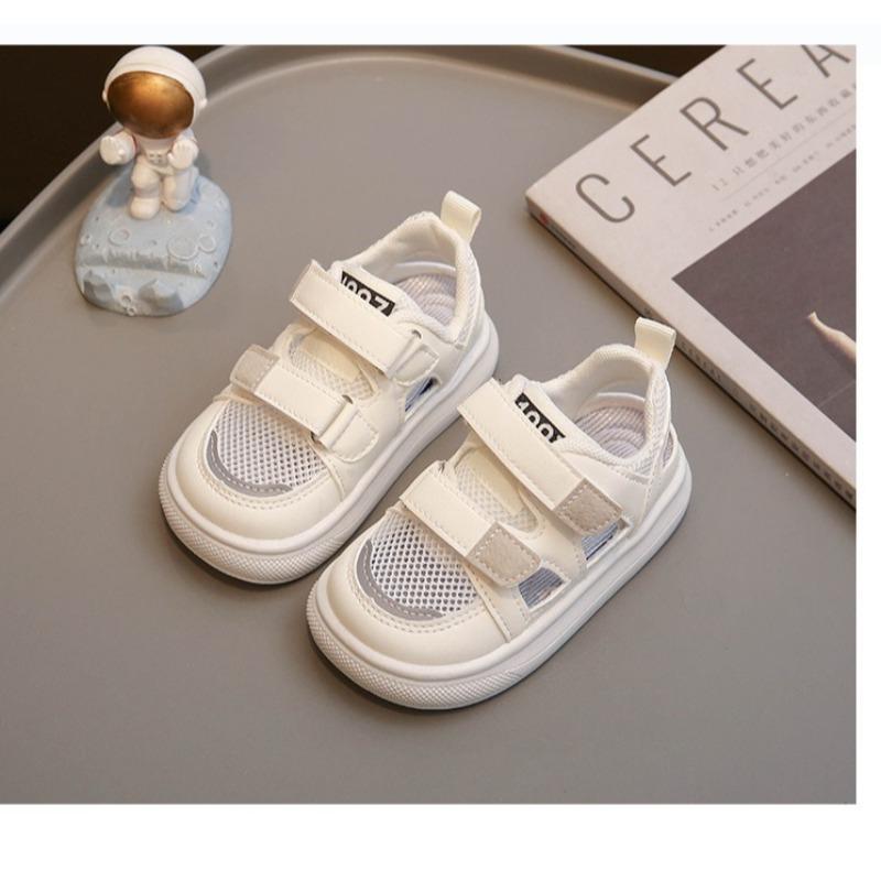 Summer Kids Hollow Out Breathable Half Sandals Unisex Toddler Casual Shoes
